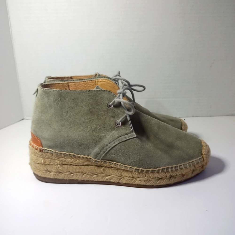 Rag & Bone women suede espadrilles wedges size 5